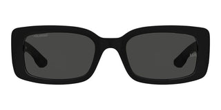 Under Armour UA CROSSOVER women Black Rectangle Sunglasses