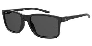 Under Armour UA HUSTLE XL unisex Black Rectangle Sunglasses