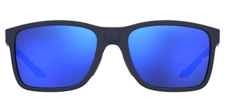 Under Armour Ua Hustle Xl Unisex Blue Rectangle Sunglasses