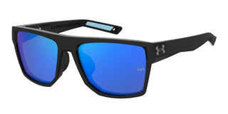 Under Armour UA LAUNCH 2/G men Black Rectangle Sunglasses