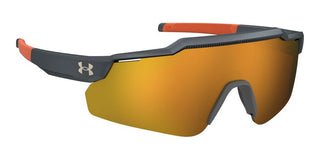 Under Armour Ua Levelup Jr Unisex Grey Shield Sunglasses