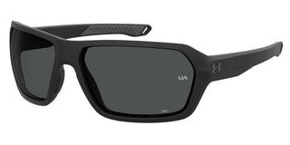 Under Armour UA RECON men Black Rectangle Sunglasses
