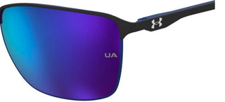 Under Armour UA RETAINED/G/N men Black Rectangle Sunglasses