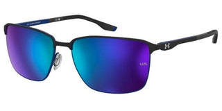Under Armour UA RETAINED/G/N men Black Rectangle Sunglasses