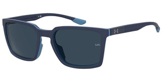 Under Armour Ua Sportate Unisex Blue Rectangle Sunglasses
