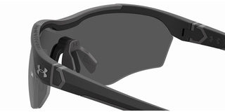 Under Armour UA YARD PRO/F men Black Shield Sunglasses