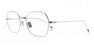 Thom Browne UEO945A-G0001 unisex Silver Geometric Eyeglasses
