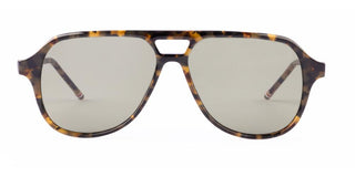 Thom Browne UES927A-G0002 unisex Havana Pilot Sunglasses