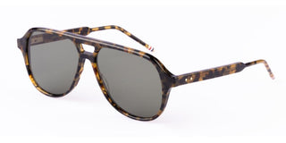 Thom Browne UES927A-G0002 unisex Havana Pilot Sunglasses