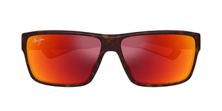 Maui Jim Uila Af Mj0662sa Men Havana Squared Sunglasses