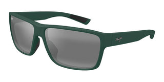 Maui Jim Uila Af Mj0662sa Men Green Squared Sunglasses