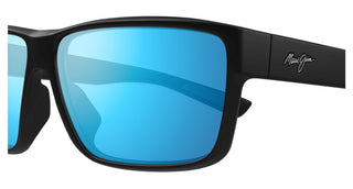 Maui Jim Uila Mj0661s Men Black Squared Sunglasses