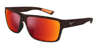 Maui Jim Uila Mj0661s Men Havana Squared Sunglasses