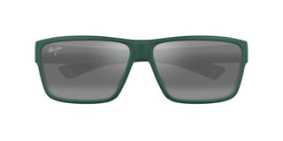 Maui Jim Uila Mj0661s Men Green Squared Sunglasses