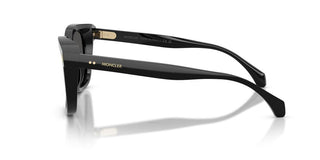 Moncler Valaire Me6018 Unisex Black Squared Sunglasses