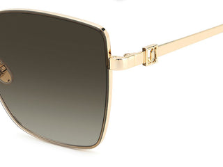 Jimmy Choo VELLA/S women Grey Geometric Sunglasses