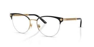 Versace Ve 1297 Women Black Cat Eye Eyeglasses