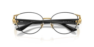Versace Ve 1309 Women Gold Cat Eye Eyeglasses
