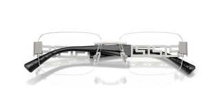 Versace VE 1310 unisex Silver Rectangle Eyeglasses