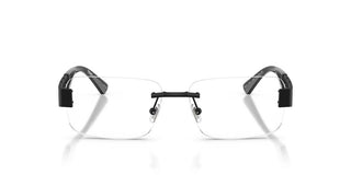 Versace VE 1310 unisex Black Rectangle Eyeglasses