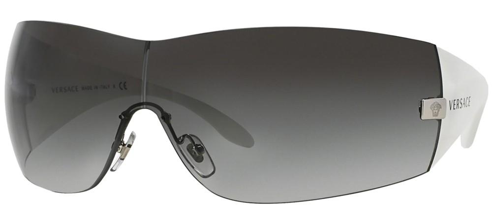 Versace VE 2054 unisex White Shield Sunglasses – Otticanet USA
