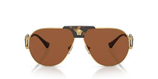 Versace VE 2252 men Gold Squared Sunglasses