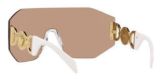Versace VE 2258 unisex Gold Shield Sunglasses