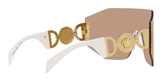 Versace VE 2258 unisex Gold Shield Sunglasses