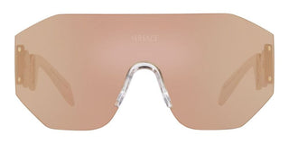 Versace VE 2258 unisex Gold Shield Sunglasses