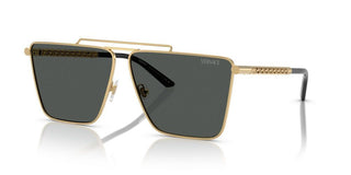 Versace Ve 2266 Men Gold Squared Sunglasses