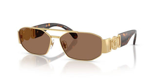 Versace VE 2287 men Gold Geometric Sunglasses