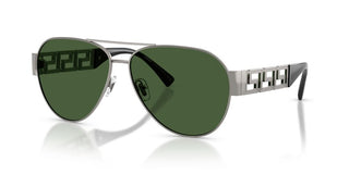 Versace VE 2289 men Ruthenium Pilot Sunglasses