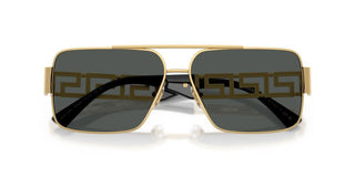 Versace VE 2290 men Gold Squared Sunglasses