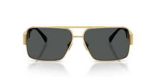 Versace VE 2290 men Gold Squared Sunglasses