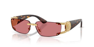 Versace VE 2291 men Gold Geometric Sunglasses