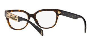 Versace VE 3338 women Havana Squared Eyeglasses