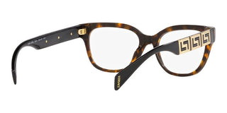 Versace VE 3338 women Havana Squared Eyeglasses
