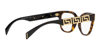Versace VE 3338 women Havana Squared Eyeglasses