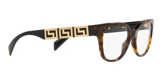 Versace VE 3338 women Havana Squared Eyeglasses