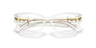 Versace VE 3344 women Transparent Squared Eyeglasses