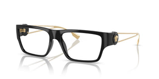 Versace Ve 3359 Men Black Rectangle Eyeglasses