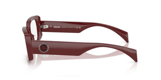 Versace Ve 3362u Women Red Rectangle Eyeglasses