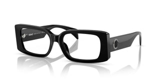 Versace Ve 3362u Women Black Rectangle Eyeglasses