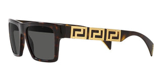 Versace VE 4445 men Havana Squared Sunglasses