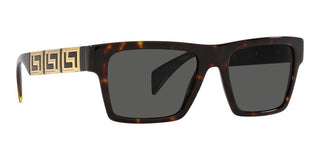 Versace VE 4445 men Havana Squared Sunglasses