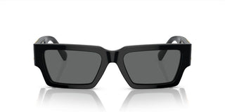 Versace VE 4459 unisex Black Geometric Sunglasses