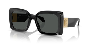 Versace Ve 4467u Women Black Oversize Sunglasses