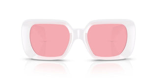 Versace Ve 4473u Women White Squared Sunglasses