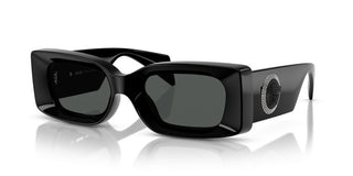 Versace Ve 4474u Unisex Black Rectangle Sunglasses