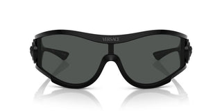 Versace Ve 4475 Unisex Black Shield Sunglasses